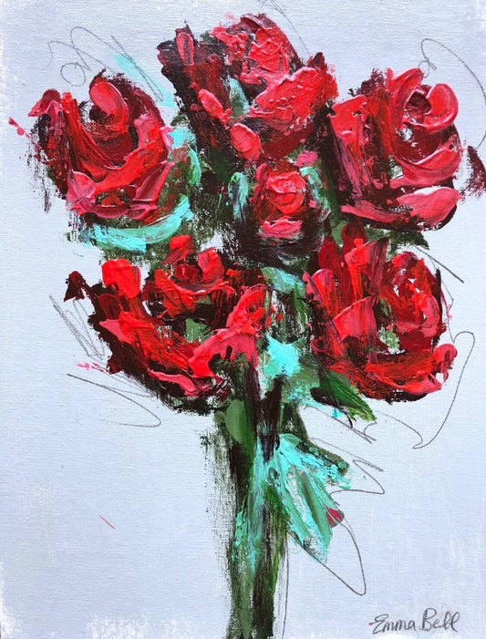 Small floral painting