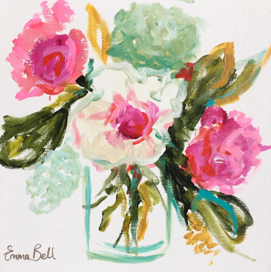 Small floral painting